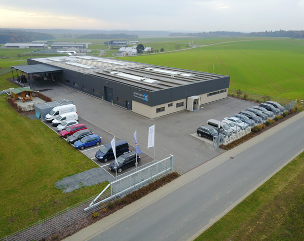 Ein Luftbild der Firma Adelmann Metallbearbeitung GmbH